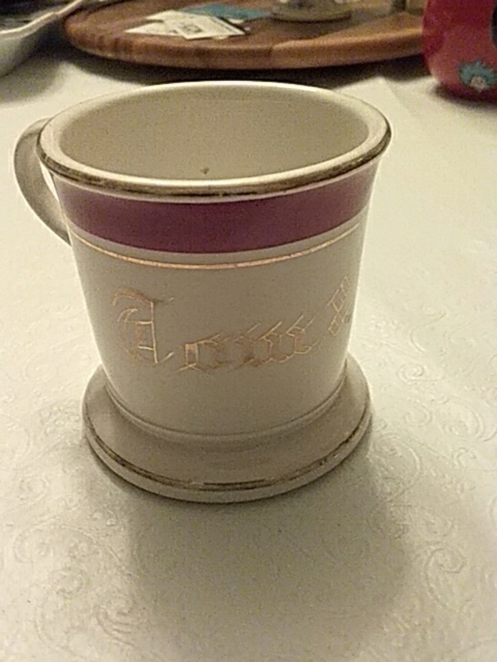 Vintage 40s 50s Tom & Jerry Porcelain Mug Hand Painted